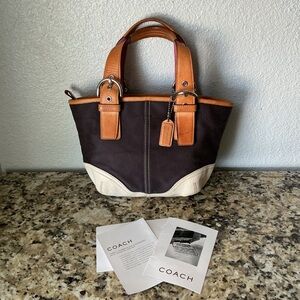 Coach Navy Mini Vintage SoHo Tote